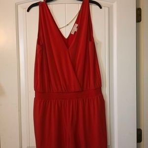 Michael Kors Dresses - Michael Kors Orange Romper Size L Michael Kors Dresses - Michael Kors Orange Romper Size L